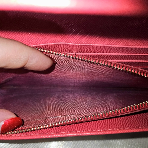 EUC Prada Pink Saffiano Long Wallet - Picture 4 of 7